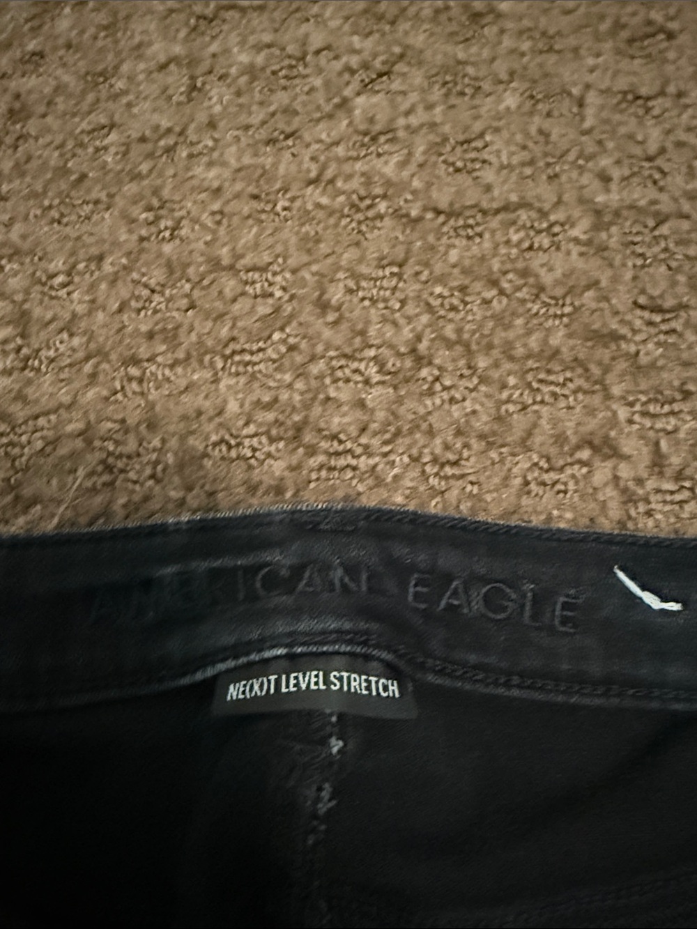 American Eagle Outfitters Black Ripped Skinny Jeans - Picture 2 of 5
